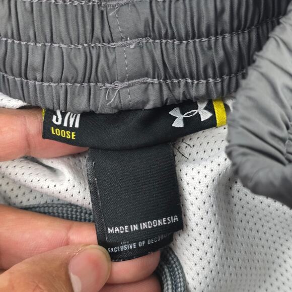 Under Armour track pants gray mens small 6883 - Picture 10 of 12